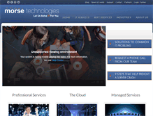 Tablet Screenshot of morsetechnologies.com